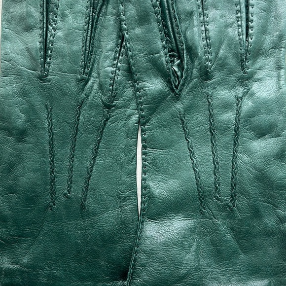 Anne Klein Vintage 90s Leather Gloves - Picture 7 of 9